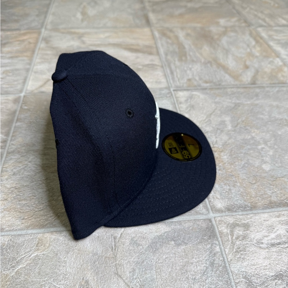 Detroit Tigers New Era 59Fifty Fitted Hat Mens Size 7 Blue MLB Baseball NWT - Picture 2 of 5